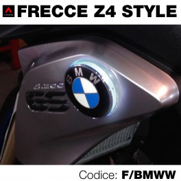 Frecce led bianco moto BMW-Z4 style -70 mm