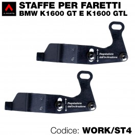 Staffe per faretti per BMW K1600 GT e GTL Staffe per faretti per BMW K1600 GT e GTL