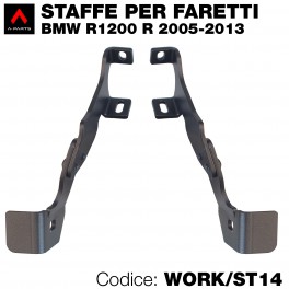Staffe per faretti per BMW R1200 R 2005 al 2013 Staffe per faretti per BMW R1200 R 2005 al 2013