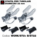 Staffe tubolari - Diametro 22 mm