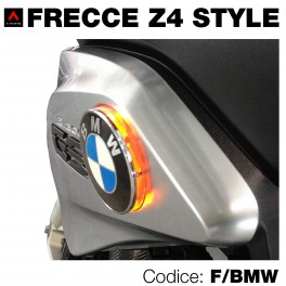 Frecce led arancio moto BMW-Z4 style 70 mm Frecce led arancio moto BMW-Z4 style 70 mm