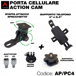 Porta cellulare/action cam Porta cellulare/action cam