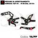 Pedane arretramento Yamaha R1
