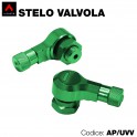 Kit valvole angolari 90 gradi KAWASAKI verde