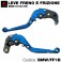 Kit leva frizione e leva freno blu BMW
