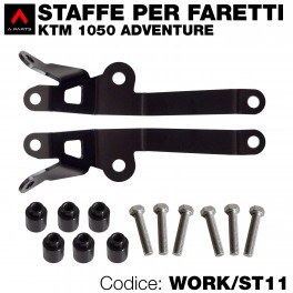 Staffe faretti KTM 1050 Adventure Staffe faretti KTM 1050 Adventure