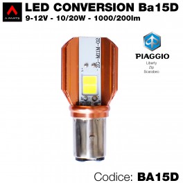 Lampadina led Ba15D Piaggio Liberty Zip Sacrabeo Lampadina led Ba15D Piaggio Liberty Zip Sacrabeo
