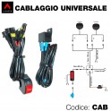 NUOVO Cablaggio universale per faretti supplementari da moto