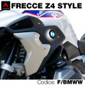 Frecce led bianco-arancio - Z4 style -70 mm